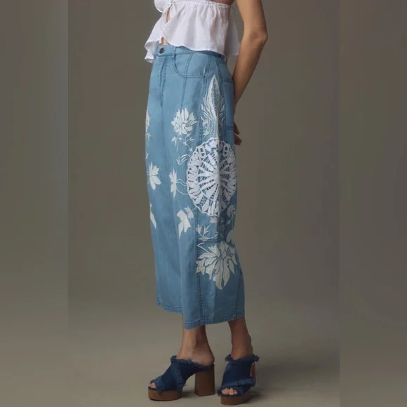 Kenna Heritage Barrel Jeans by Pilcro: Embroidered Edition Size 28 - Picture 5 of 12